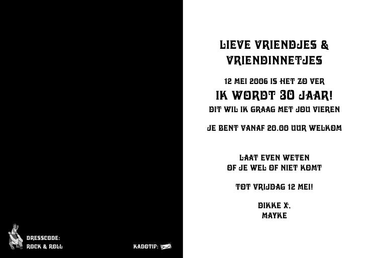 uitnodiging verjaardag 30 uitnodiging verjaardag 30